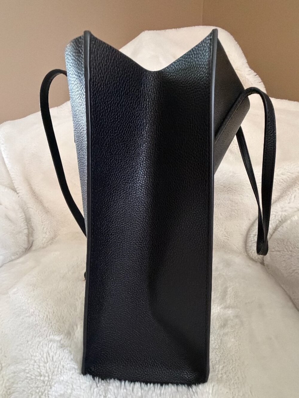 Marc Jacobs The Grind Black Leather Tote Shoulder Bag - Picture 6 of 16